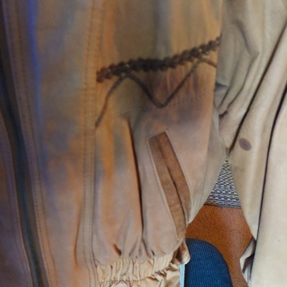 Vintage* B B Dakota Leather Jacket (Large) - Picture 6 of 16